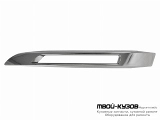 МОЛДИНГ РЕШЕТКИ БАМПЕРА ЛЕВАЯ СТОРОНА П/ DRL( ХОД. ОГНИ) ХРОМ (ТАЙВАНЬ) для Mercedes X204 GLK-CLASS (2008-)