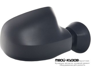 корпус монолитный!)} ЗЕРКАЛО ПРАВАЯ СТОРОНА БОЛЬШ ЭЛЕКТР С ПОДОГРЕВОМ (convex) ЧЁРНЫЙ (РОССИЯ) для Renault LOGAN (2005-2014), Renault SANDERO (2008-)