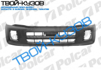 RAV4 00-03 БАМПЕР ПЕРЕДНИЙ, ГРУНТ., С ОТВ. ПОД РАСШИРИТЕЛИ АРОК