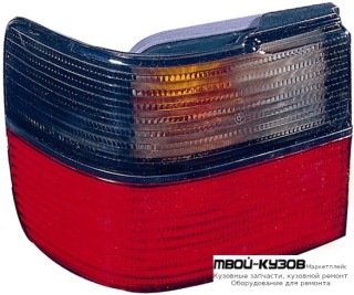 ФОНАРЬ ЗАДНИЙ ВНЕШНИЙ ЛЕВАЯ СТОРОНА (DEPO) ТОНИР-КРАСНЫЙ для Volkswagen VENTO (02.1992 - 08.1998)