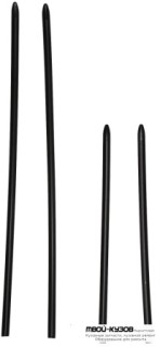 МОЛДИНГ КУЗОВА ЛЕВАЯ + ПРАВАЯ (КОМПЛЕКТ) (4 ШТ) (ТАЙВАНЬ) для Mazda 6 (2002-2007)