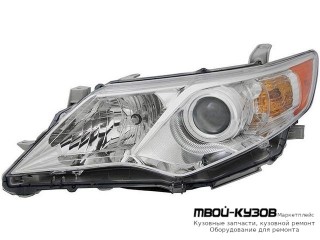 ФАРА ЛЕВАЯ СТОРОНА С КОРРЕКТОР (DEPO) для Toyota CAMRY V50 (2011-)