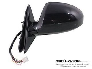 ЗЕРКАЛО ЛЕВАЯ СТОРОНА ЭЛЕКТР С ПОДОГРЕВОМ АВТОСКЛАДЫВ С ПАМЯТЬЮ (ASPHERICAL) (ТАЙВАНЬ) для Nissan INFINTI FX 35 / 45 (2003-2008)