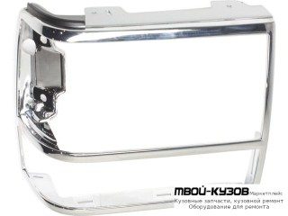 РЕШЕТКА РАДИАТОРА ПРАВАЯ СТОРОНА ХРОМ (ТАЙВАНЬ) для Ford EXPLORER (1991-1994)