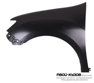 КРЫЛО ПЕРЕДНИЙ ЛЕВАЯ СТОРОНА БЕЗ ОТВ ПОД ПОВТОРИТЕЛЬ (ТАЙВАНЬ) для Renault LOGAN / SANDERO (2014-)