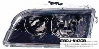 ФАРА ЛЕВАЯ СТОРОНА ПОД КОРРЕКТОР ВНУТРИ (DEPO) ЧЁРНЫЙ для Volvo S40 / V40 (1996-)