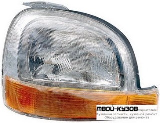 ФАРА ПРАВАЯ СТОРОНА ПОД КОРРЕКТОР (DEPO) для Renault KANGOO (1997-2002)