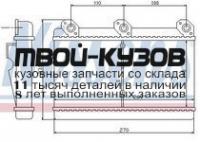 70507 - РАДИАТОР ОТОПИТЕЛЯ (NISSENS) BMW E32 (1986-1993)