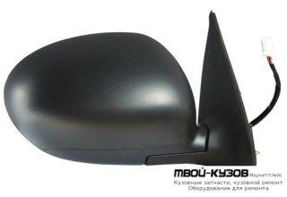 ЗЕРКАЛО ПРАВАЯ СТОРОНА ЭЛЕКТР С ПОДОГРЕВОМ АВТОСКЛАДЫВ ГРУНТ (ТАЙВАНЬ) для Nissan JUKE (2011-)