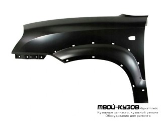 КРЫЛО ПЕРЕДНИЙ ЛЕВАЯ СТОРОНА С ОТВ ПОД ПОВТОРИТЕЛЬ , П/РАСШИРИТ (ТАЙВАНЬ) для Hyundai TUCSON (04.2004-)