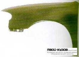 КРЫЛО ПЕРЕДНИЙ ЛЕВАЯ СТОРОНА С ОТВ ПОД ПОВТОРИТЕЛЬ (4 ДВ) (5 ДВ) (ТАЙВАНЬ) для Hyundai ACCENT (1995-1996), Hyundai ACCENT (1997-1999)