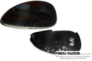 СТЕКЛО ЗЕРКАЛА ЛЕВАЯ СТОРОНА С ПОДОГРЕВОМ (ASPHERICAL) (ТАЙВАНЬ) для Citroen C4 (11.2004-) PICASSO (2006-)