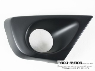 РЕШЕТКА БАМПЕРА ПЕРЕДНИЙ ПРАВАЯ СТОРОНА С ОТВЕРСТИЯМИ ПОД ПРОТИВОТУМАННЫЕ ФАРЫ (АРГЕНТИНА) для Renault DUSTER (2010-)