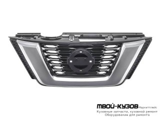 РЕШЕТКА РАДИАТОРА С ХРОМ МОЛДИНГ (КИТАЙ) для Nissan X-TRAIL (2015-)