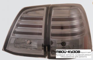 ФОНАРЬ ЗАДНИЙ ВНЕШНИЙ+ВНУТР ЛЕВАЯ + ПРАВАЯ (КОМПЛЕКТ) ТЮНИНГ С ДИОД ТОНИР (SONAR) ВНУТРИ ХРОМ для Toyota LANDCRUISER 200 (2008-2011)