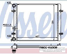 РАДИАТОР ОХЛАЖДЕНИЯ (см.каталог) для Skoda OCTAVIA (04.1997 - 07.2000 08.2000-), Volkswagen BORA (09.1998-), Volkswagen GOLF IV (10.1997-)