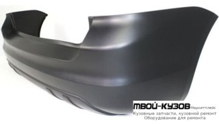 БАМПЕР ЗАДНИЙ БЕЗ ОТВ П/ СПОЙЛЕР ЧЁРНЫЙ (ТАЙВАНЬ) для Toyota MATRIX (2003-)