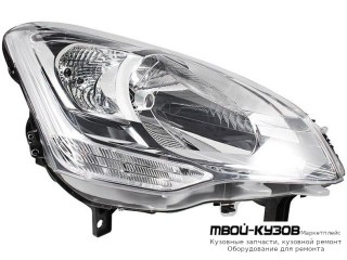 ФАРА ПРАВАЯ СТОРОНА С КОРРЕКТОР (DEPO) для Citroen BERLINGO (2008-)