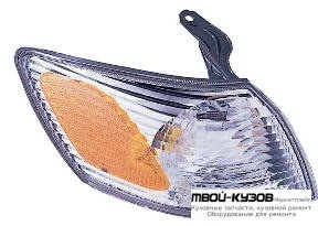 УКАЗ.ПОВОРОТА УГЛОВОЙ ПРАВАЯ СТОРОНА (USA) (DEPO) БЕЛ-ЖЕЛТ для Toyota CAMRY V20 (07.1996 - 09.2001)