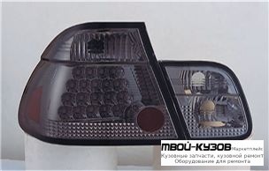 ФОНАРЬ ЗАДНИЙ ВНЕШНИЙ+ВНУТР ЛЕВАЯ + ПРАВАЯ (КОМПЛЕКТ) ТЮНИНГ (СЕДАН) ПРОЗРАЧНЫЙ С ДИОД (SONAR) ТОНИР ВНУТРИ ХРОМ для BMW E46 СЕДАН / УНИВЕРСАЛ (05.1998 - 08.2001) (09.2001 - 2003)