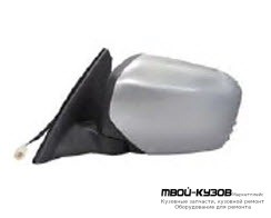 ЗЕРКАЛО ЛЕВАЯ СТОРОНА ЭЛЕКТР С ПОДОГРЕВОМ (CONVEX) (TYC) ЧЁРНЫЙ (ТАЙВАНЬ) для Mitsubishi L200 (2005-), Mitsubishi PAJERO SPORT (2009-)
