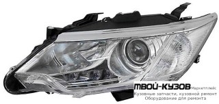 ФАРА ЛЕВАЯ СТОРОНА ЛИНЗОВАННАЯ С КОРРЕКТОР , ДИОД (DEPO) для Toyota CAMRY V50 (2011-)