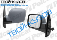 KANGOO 08- ЗЕРКАЛО ЛЕВОЕ МЕХАНИКА ГРУНТ