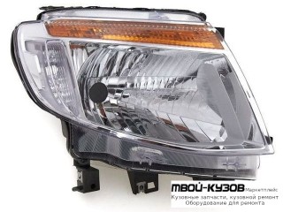 ФАРА ПРАВАЯ СТОРОНА ВНУТРИ ХРОМ (DEPO) для Ford RANGER (2006-)