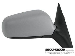 ЗЕРКАЛО ПРАВАЯ СТОРОНА ЭЛЕКТР С ПОДОГРЕВОМ (CONVEX) ГРУНТ (ТАЙВАНЬ) для Volkswagen BORA (09.1998-), Volkswagen GOLF IV (10.1997-)