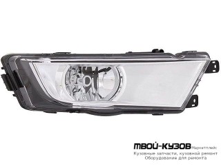 ФАРА ПРОТИВОТУМАННАЯ ПРАВАЯ СТОРОНА ВНУТРИ ХРОМ (КИТАЙ) для Skoda OCTAVIA (2013-2017)