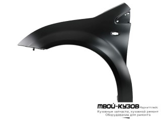 КРЫЛО ПЕРЕДНИЙ ЛЕВАЯ СТОРОНА С ОТВ ПОД ПОВТОРИТЕЛЬ (ТАЙВАНЬ) для Citroen C2 (10.2003-)