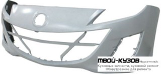 БАМПЕР ПЕРЕДНИЙ (Тайвань) ГРУНТ для Mazda 3 (2009-)