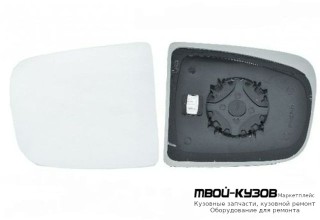 СТЕКЛО ЗЕРКАЛА ЛЕВАЯ СТОРОНА ВЕРХН С ПОДОГРЕВОМ (CONVEX) (ТАЙВАНЬ) для Iveco DAILY (2006-)