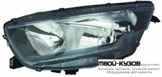ФАРА ЛЕВАЯ СТОРОНА С КОРРЕКТОР ВНУТРИ ЧЁРНЫЙ (DEPO) для Iveco DAILY (2012-)