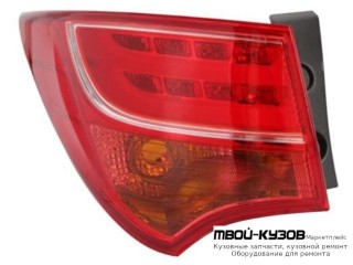 ФОНАРЬ ЗАДНИЙ ВНЕШНИЙ ЛЕВАЯ СТОРОНА ДИОД (DEPO) для Hyundai SANTA FE (2012-)