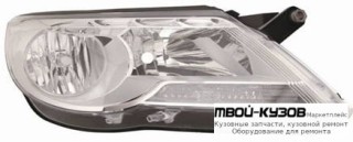 ФАРА ПРАВАЯ СТОРОНА С КОРРЕКТОР (DEPO) для Volkswagen TIGUAN (2007-2016)