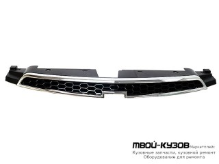 РЕШЕТКА РАДИАТОРА ВЕРХН ХРОМ-ЧЁРНЫЙ (КИТАЙ) для Chevrolet CRUZE (2009-)