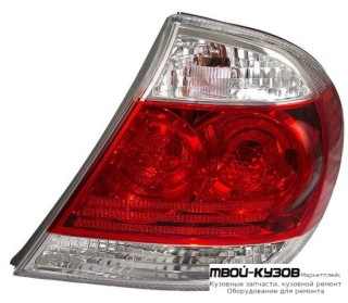 ФОНАРЬ ЗАДНИЙ ВНЕШНИЙ ПРАВАЯ СТОРОНА (USA) (DEPO) КРАСНЫЙ-БЕЛ для Toyota CAMRY V30 (10.2001-)