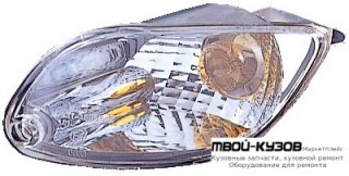 УКАЗ.ПОВОРОТА НИЖН ЛЕВАЯ + ПРАВАЯ (КОМПЛЕКТ) В БАМПЕР ТЮНИНГ ПРОЗРАЧНЫЙ ХРУСТАЛ (DEPO) для Ford FOCUS (11.1998 - 10.2001) (11.2001-)
