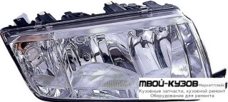 ФАРА ПРАВАЯ СТОРОНА ПОД КОРРЕКТОР (DEPO) для Skoda FABIA (01.2000 - 2006)