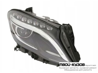 ФАРА ПРАВАЯ СТОРОНА ЛИНЗОВАННАЯ С КОРРЕКТОР (КСЕНОН) ДИОД (DEPO) для Mercedes X156 GLA (2014-)