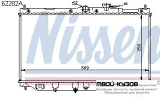 РАДИАТОР ОХЛАЖДЕНИЯ 1.8 2 2.2 AT для Honda ACCORD СС7 (1993-1996) CE (1996-1998) CG7 (10.1998 - 02.2003) ЕВРОПА