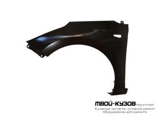 КРЫЛО ПЕРЕДНИЙ ЛЕВАЯ СТОРОНА С ОТВ ПОД ПОВТОРИТЕЛЬ (РОССИЯ) для Hyundai SOLARIS (2017-)