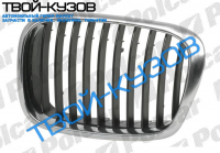 5 E39 00- РЕШЕТКА В КАПОТЕ правая сторона ХРОМ-ЧЕРНЫЙ