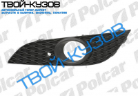 ASTRA H (HB/KOMBI) 0407- РЕШЁТКА В БАМПЕР L, С ОТВ. ПОД П/Т