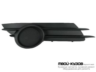 РЕШЕТКА БАМПЕРА ПЕРЕДНИЙ ПРАВАЯ СТОРОНА БЕЗ ОТВЕРСТИЙ ПОД ПРОТИВОТУМАННЫЕ ФАРЫ (ТАЙВАНЬ) для Opel CORSA (2006-)