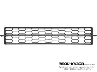 РЕШЕТКА БАМПЕРА ПЕРЕДНИЙ ЦЕНТРАЛ (КИТАЙ) для Skoda OCTAVIA (2013-2017)