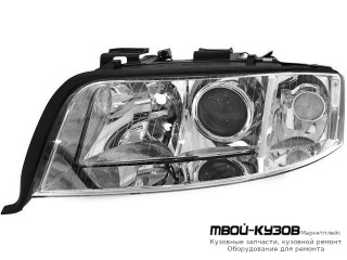 ФАРА ЛЕВАЯ СТОРОНА ПОД КОРРЕКТОР (DEPO) для Audi A6 (09.1997 - 03.2004)