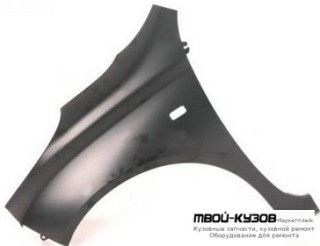 КРЫЛО ПЕРЕДНИЙ ЛЕВАЯ СТОРОНА С ОТВ ПОД ПОВТОРИТЕЛЬ (ТАЙВАНЬ) для Nissan MICRA (2003-)