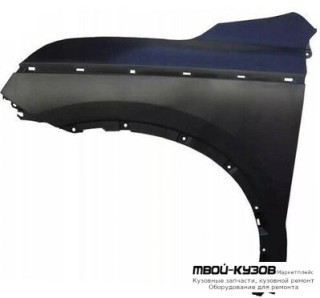 КРЫЛО ПЕРЕДНИЙ ЛЕВАЯ СТОРОНА С ОТВ ПОД МОЛДИНГ ЧЁРНЫЙ (ТАЙВАНЬ) для Renault KOLEOS (2016-)